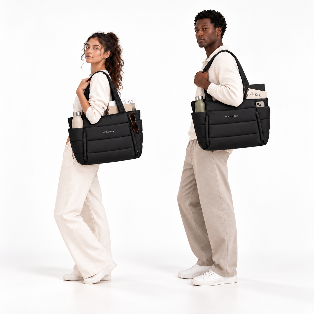 Velura Puffer Tote Bag