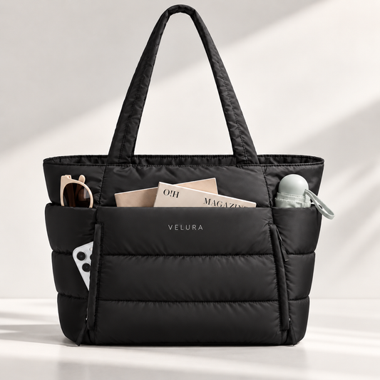 Velura Puffer Tote Bag